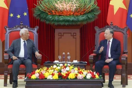 Party chief hosts European Council President