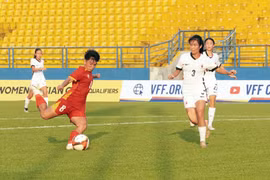 The Vietnam U17 women’s football team clinches a 1–0 victory over Hong Kong (China), securing their place in the finals of the 2026 AFC U17 Women’s Asian Cup. (Photo:VNA)