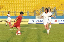 The Vietnam U17 women’s football team clinches a 1–0 victory over Hong Kong (China), securing their place in the finals of the 2026 AFC U17 Women’s Asian Cup. (Photo:VNA)