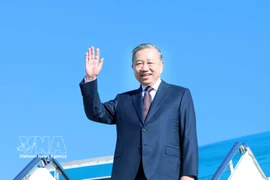 Party General Secretary To Lam wraps up trip for inaugural meeting of Gaza Board of Peace in US. (Photo: VNA)