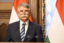 Hungarian National Assembly Speaker László Kövér starts official visit to Vietnam (Photo: published by VNA)