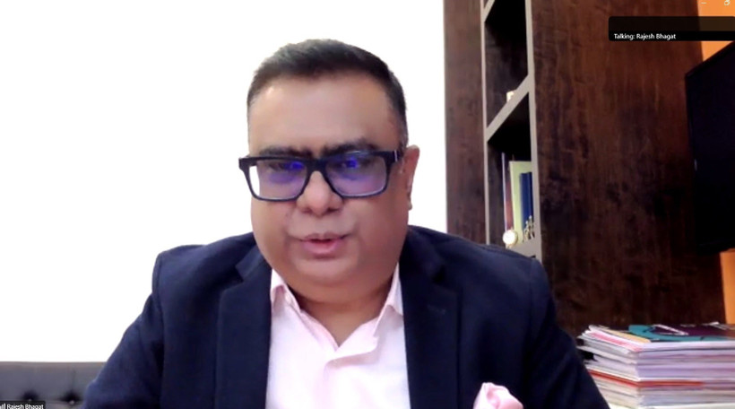 Rajesh Bhagat, Chairman and CEO of Worldex India, at the seminar (Photo: VNA)