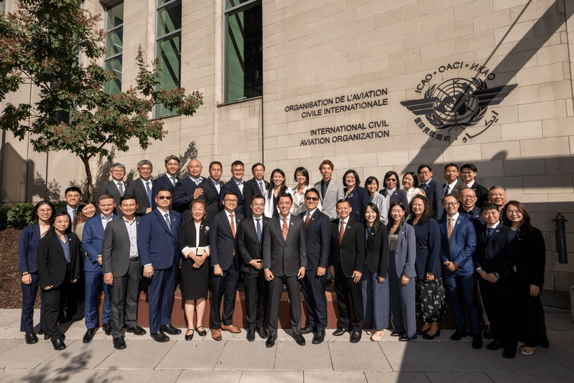 The Singapore delegation to the ICAO’s 42nd assembly session (Photo: The Straitstimes) 