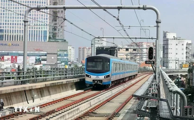 The Ben Thanh-Suoi Tien metro line in HCM City. (Photo: VNA)