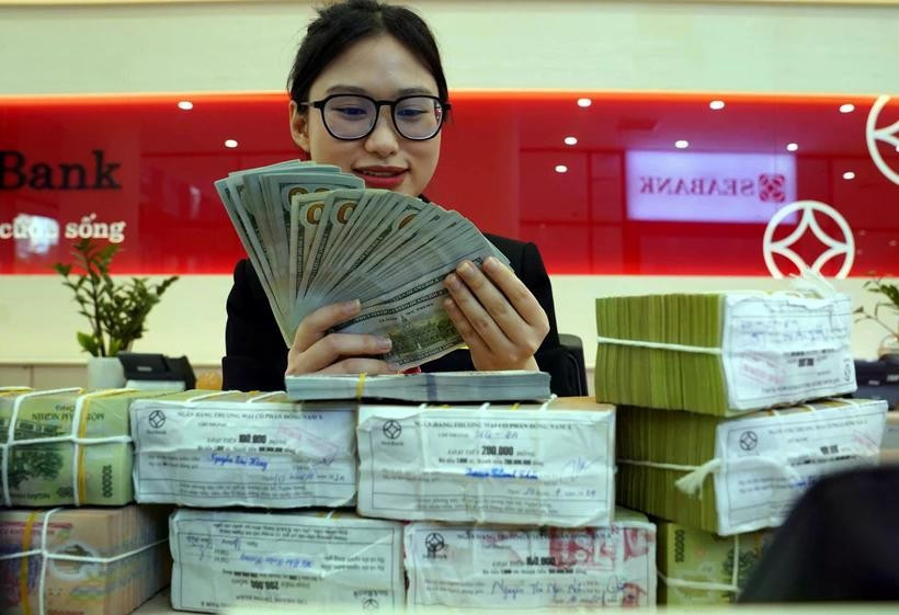 Exchange rates have been climbing steadily in recent days. (Photo: VietnamPlus)