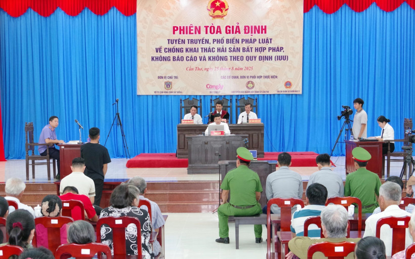 At the mock trial (Photo: VNA)