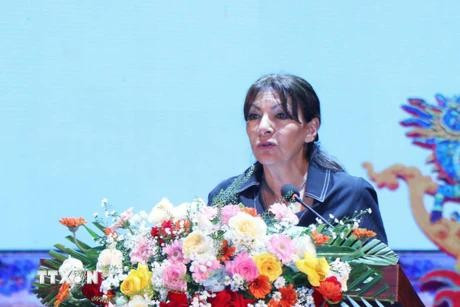 Paris Mayor Anne Hidalgo (Photo: VNA)