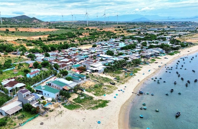 An area designated for the Ninh Thuan nuclear power project in Khanh Hoa province. (Photo: VNA)