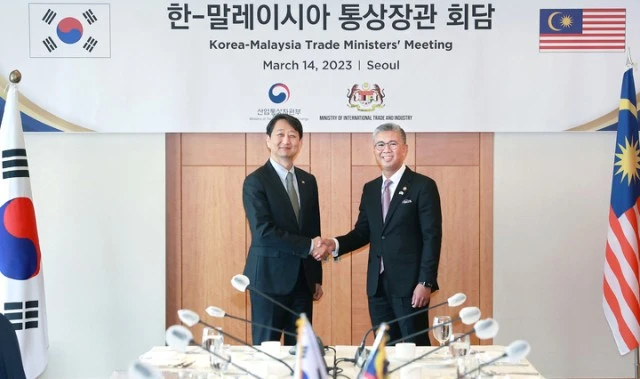 At the Korea-Malaysia Trade Ministers' Meeting in 2023 (Photo: Koreaherald.com)