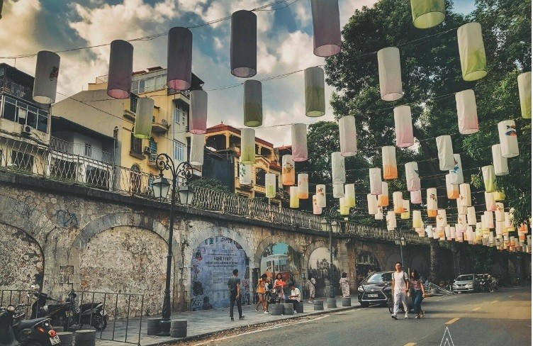 Phung Hung mural street, Hanoi (Photo: VNA)