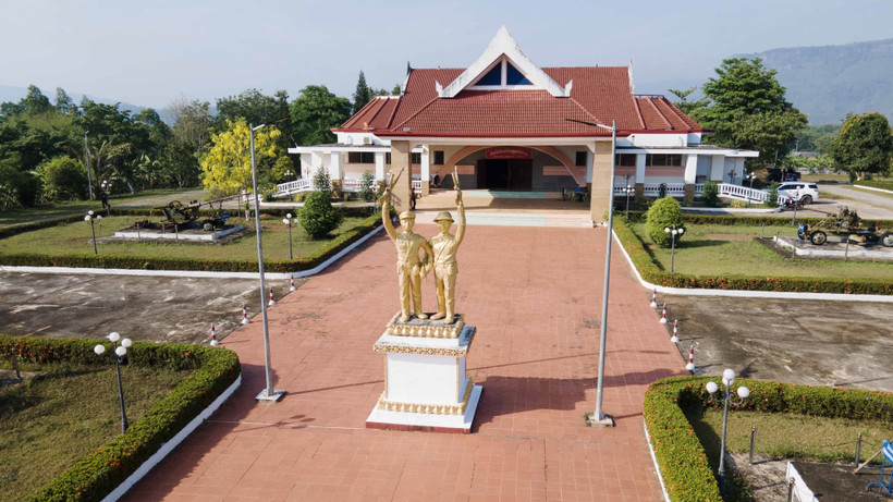 The Laos – Vietnam Combatant Alliance Museum in Dong village, Sepon district in the Lao province of Savannakhet (Photo: VNA)