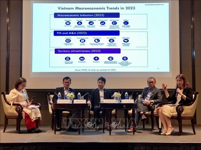 Representatives from industry associations share insights on Vietnam’s market trends. (Photo: VNA)