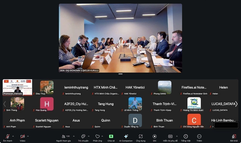 Delegates at the hybrid seminar (Photo: VNA)