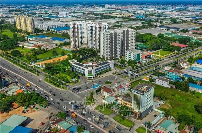 A corner of the Vietnam-Singapore Industrial Park (VSIP1) in Thuan An City, Binh Duong Province. (Photo: VNA)