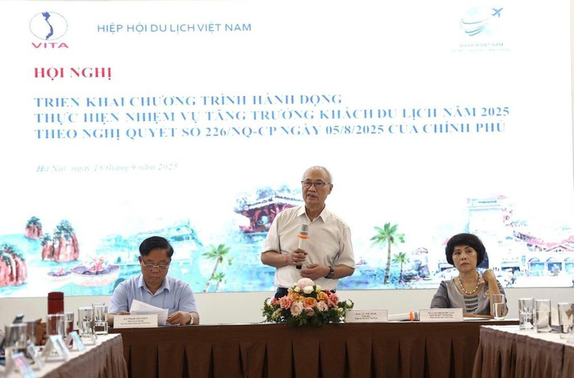 VITA Chairman Vu The Binh at the conference (Photo: VNA)