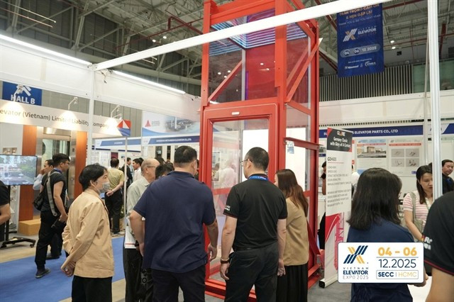 Visitors attend the Vietnam Elevator Expo in 2024. (Photo courtesy of the organisor)