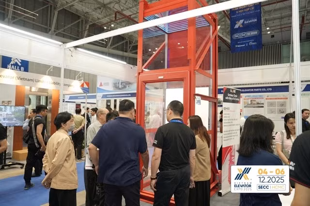 Visitors attend the Vietnam Elevator Expo in 2024. (Photo courtesy of the organisor)