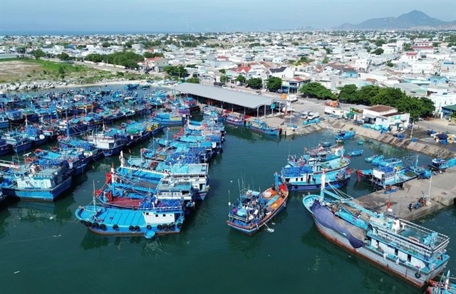 Fishing boats in My Tan, Ninh Thuan province. (Photo: VNA)