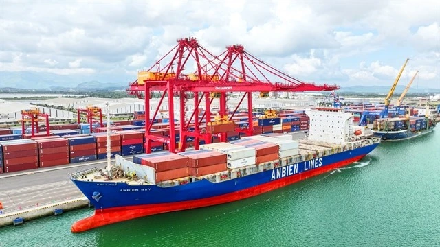 Chu Lai International Port in Quang Nam Province aims to become a world-class, multifunctional logistics centre in 2027. (Photo courtesy of THILOGI)