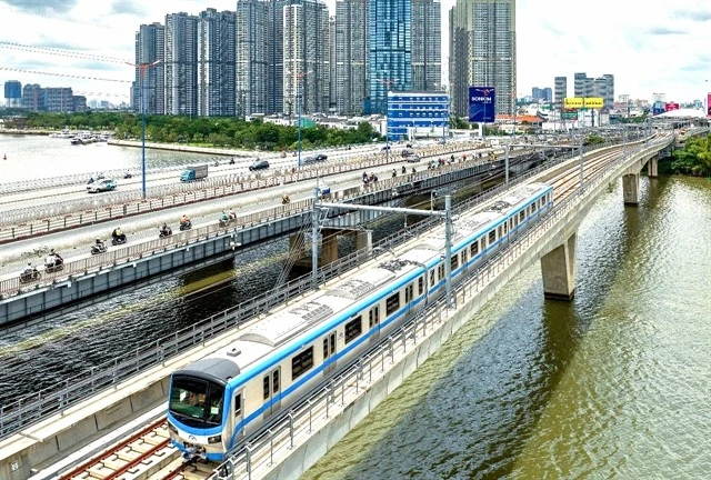 The Ben Thanh-Suoi Tien metro line. (Photo: VNA/VNS)