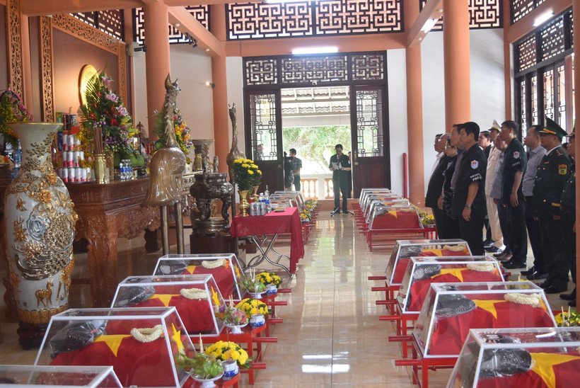 At the memorial ceremony (Photo: VNA)