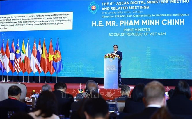The 6th ASEAN Digital Ministers' Meeting (ADGMIN 6) and related meetings opens in Hanoi on January 15. (Photo: VNA)