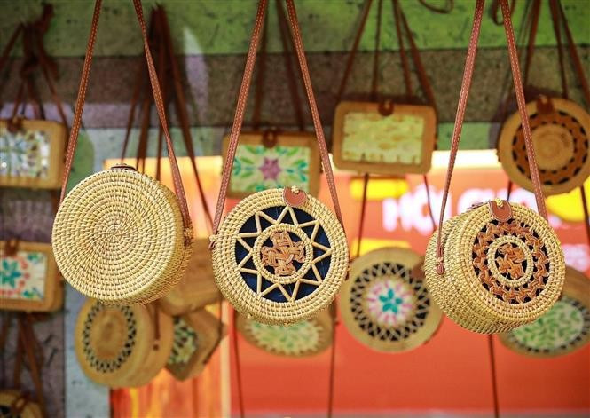 Products made from bamboo and rattan. (Photo: VNA)