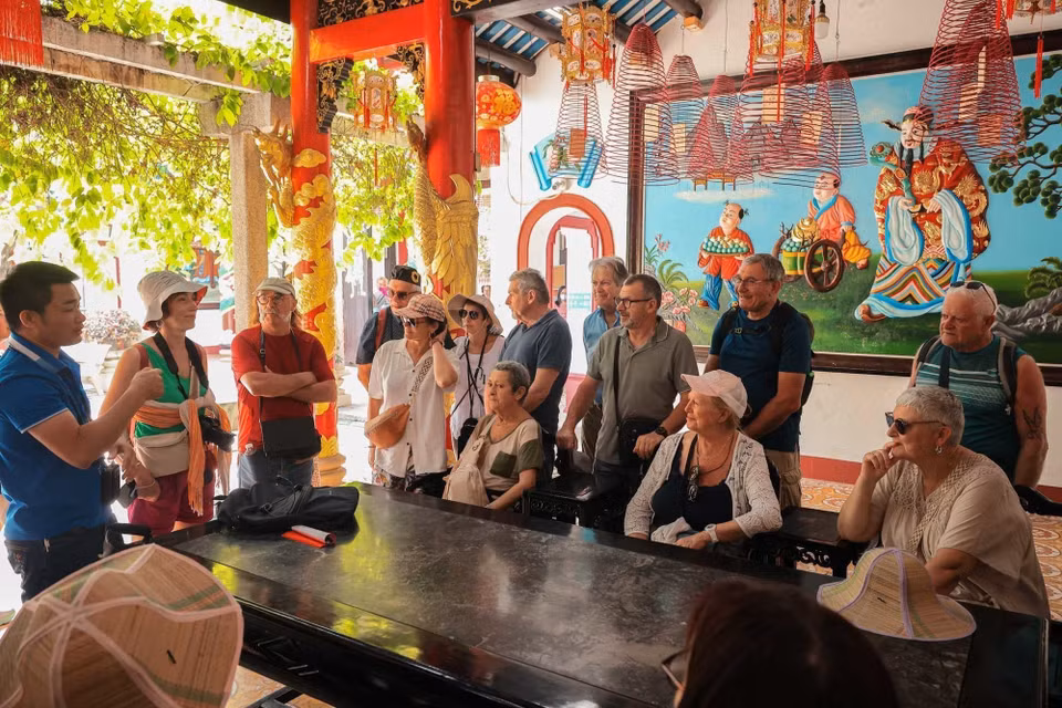 Many international tourists choose Quang Nam to explore historical and cultural heritage when visiting Vietnam. (Photo: VNA)