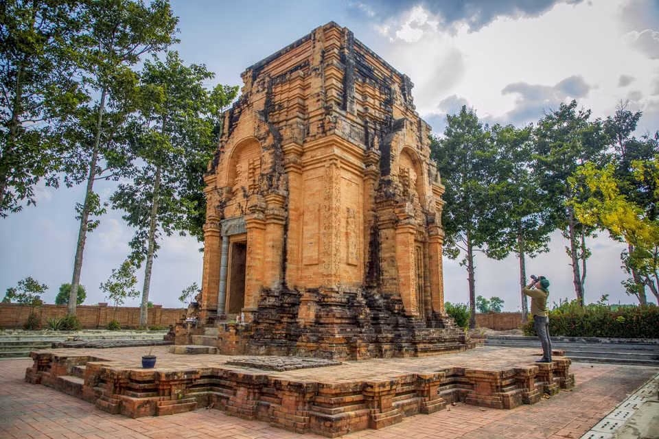 Chot Mat Tower relic – a unique ancient architecture in Tay Ninh province. (Photo: VNA)