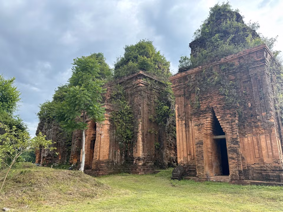 Khuong My Towers, dating back to the early 10th century, are considered among the most well-preserved Cham structures still standing today. (Photo: VNA)
