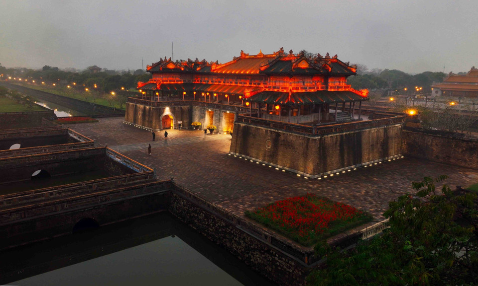 Ngo Mon Gate – the symbol of Hue Imperial Citadel. (Photo: VNA)