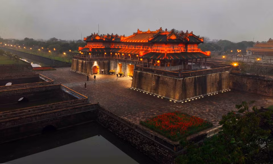 Ngo Mon Gate – the symbol of Hue Imperial Citadel. (Photo: VNA)