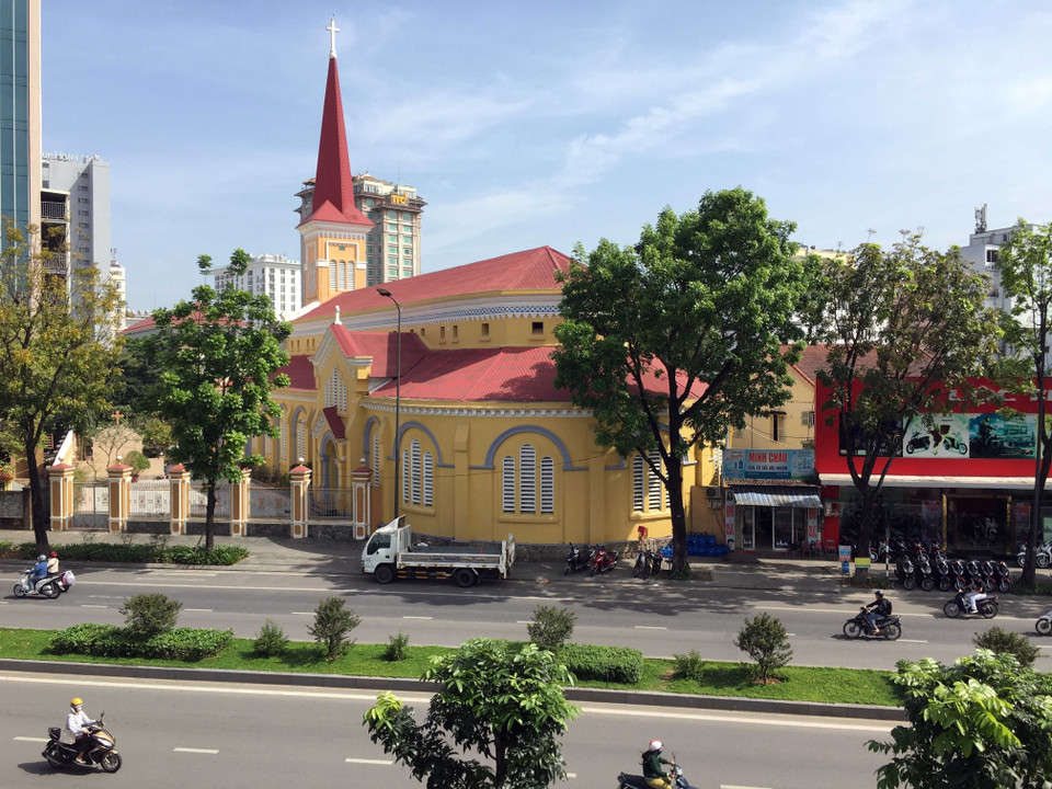 The Franciscan Church is one of the typical French architectural works in Hue city. (Photo: VNA)