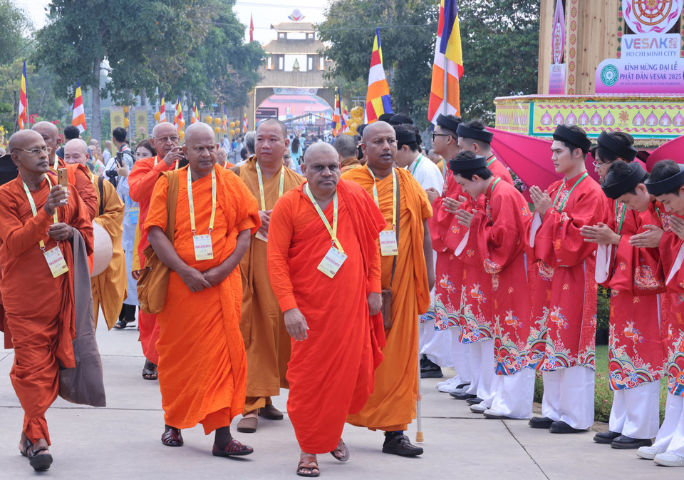 International delegates attend the opening ceremony of the UN Day of Vesak 2025. (Photo: VNA)