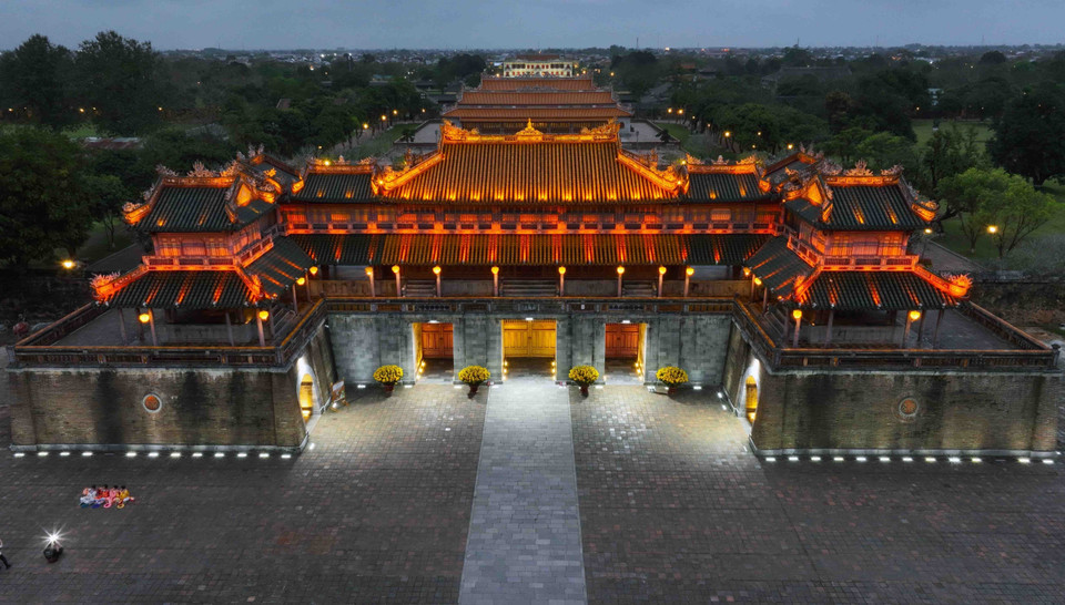 Ngo Mon Gate – the symbol of Hue Imperial Citadel. (Photo: VNA)