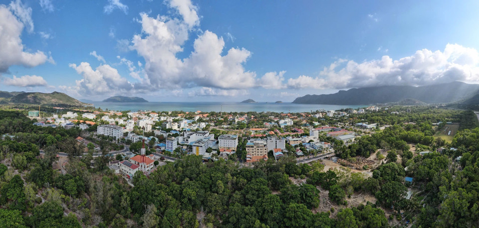 A panoramic view of Con Son Island. (Photo: VNA)