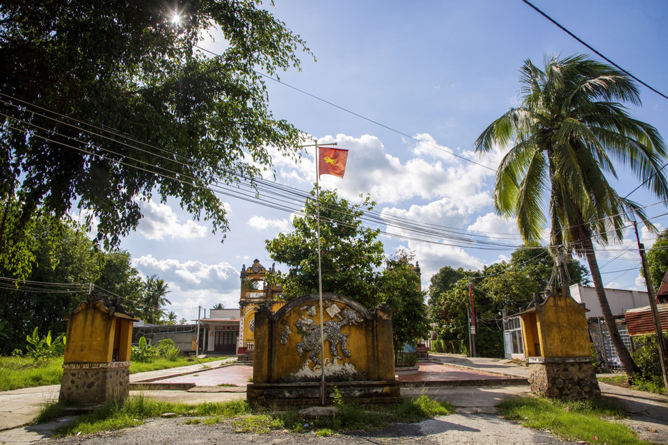 Thai Binh Communal House, built more than a century ago, is one of two national relics that will be directly managed by the Tan Ninh Ward People's Committee. (Photo: VNA)