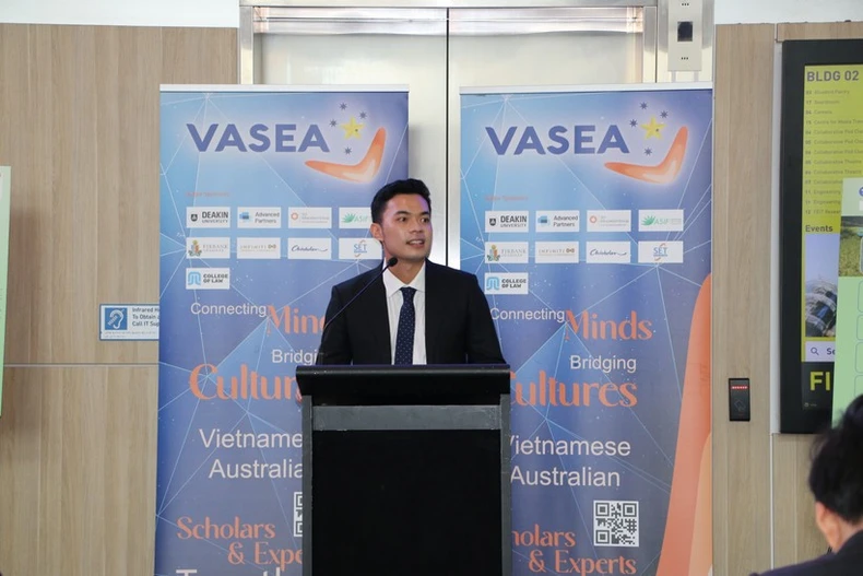 President of the Vietnamese Students’ Association in Australia Huynh Tan Dat (Photo: VNA)