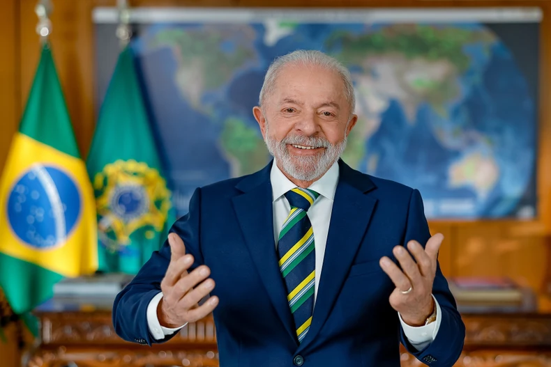 Brazilian President Luiz Inácio Lula da Silva delivers a speech at the Planalto Palace in Brasília on September 6, 2025. (Photo: Brazilian Presidential Office)