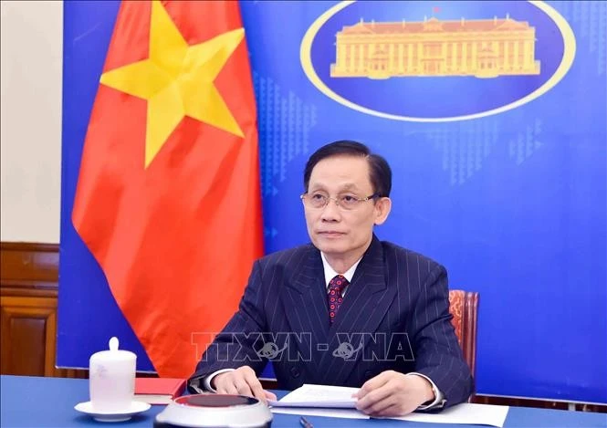 Vietnamese Minister of Foreign Affairs Le Hoai Trung.(Photo: VNA)