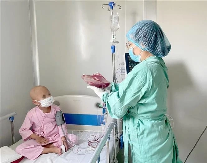 The patient has been in stable condition following the transplant. (Photo: VNA)