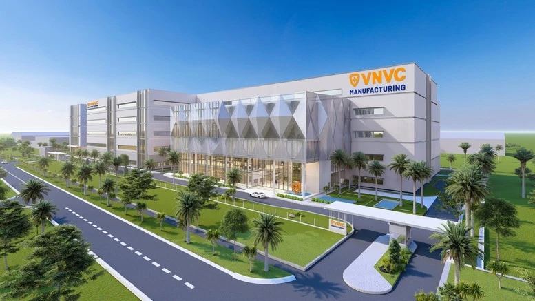 Perspective of the VNVC vaccine and biological products factory in the southern province of Long An. (Photo: baochinhphu.vn)