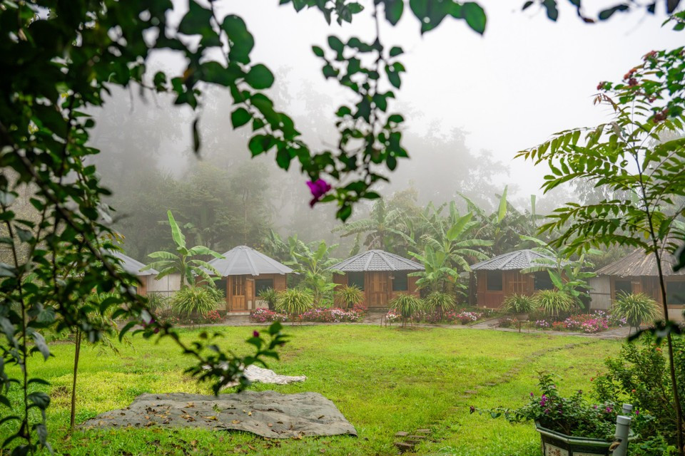 Today, dozens of households in Sin Suoi Ho provide lodging and dining services, serving over 500 visitors per night. (Photo: Minh Son/Vietnam+)