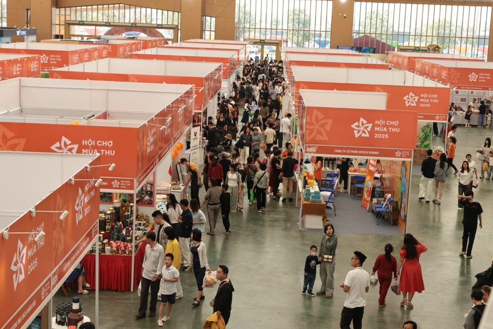 A corner of a booth at the fair. (Photo: Tran Viet/VNA)
