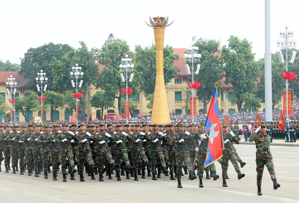 Royal Cambodian Armed Forces unit. (Photo: Lam Khanh - VNA)