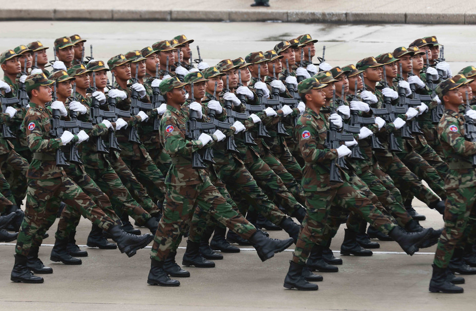 Royal Cambodian Armed Forces unit. (Photo: Lam Khanh - VNA)