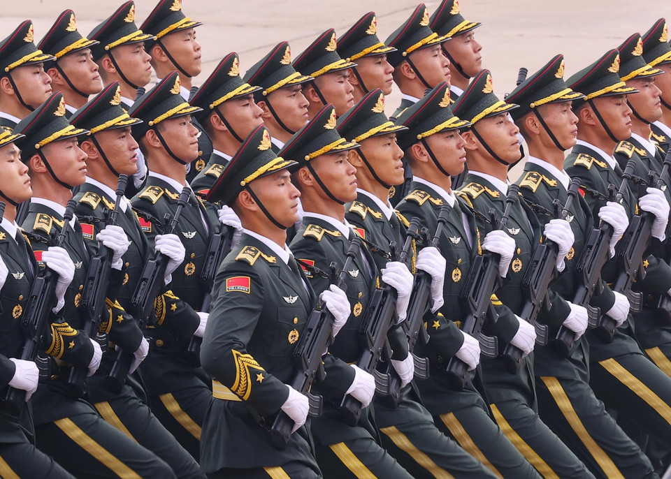 Chinese military unit. (Photo: Lam Khanh - VNA)