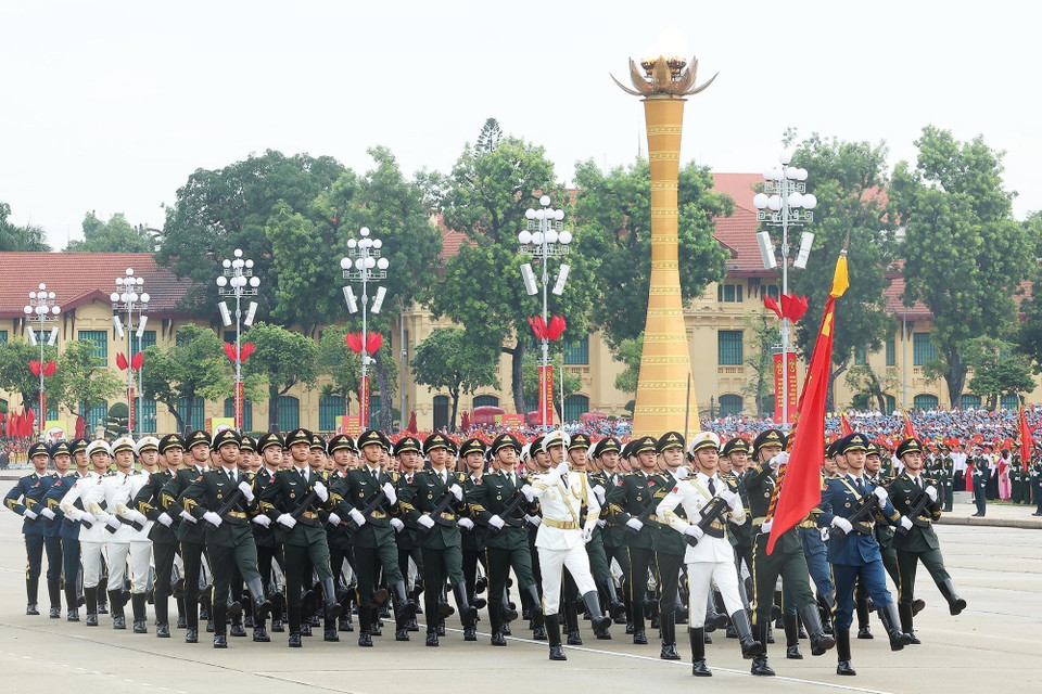 Chinese military unit. (Photo: Lam Khanh - VNA)