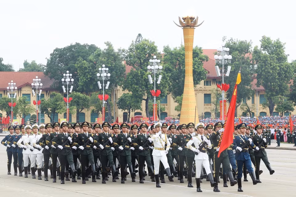 Chinese military unit. (Photo: Lam Khanh - VNA)