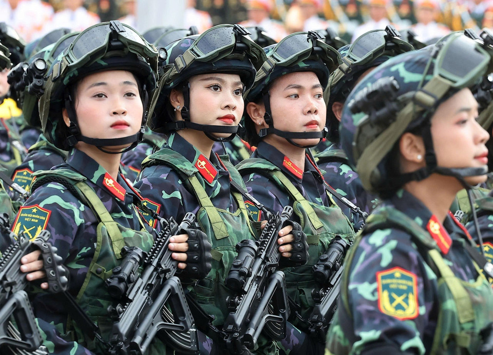 Female Special Forces soldiers’ unit. (Photo: Lam Khanh - VNA)